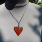 6 gr Heart Pendant Indonesian Amber for Healing 26Y128
