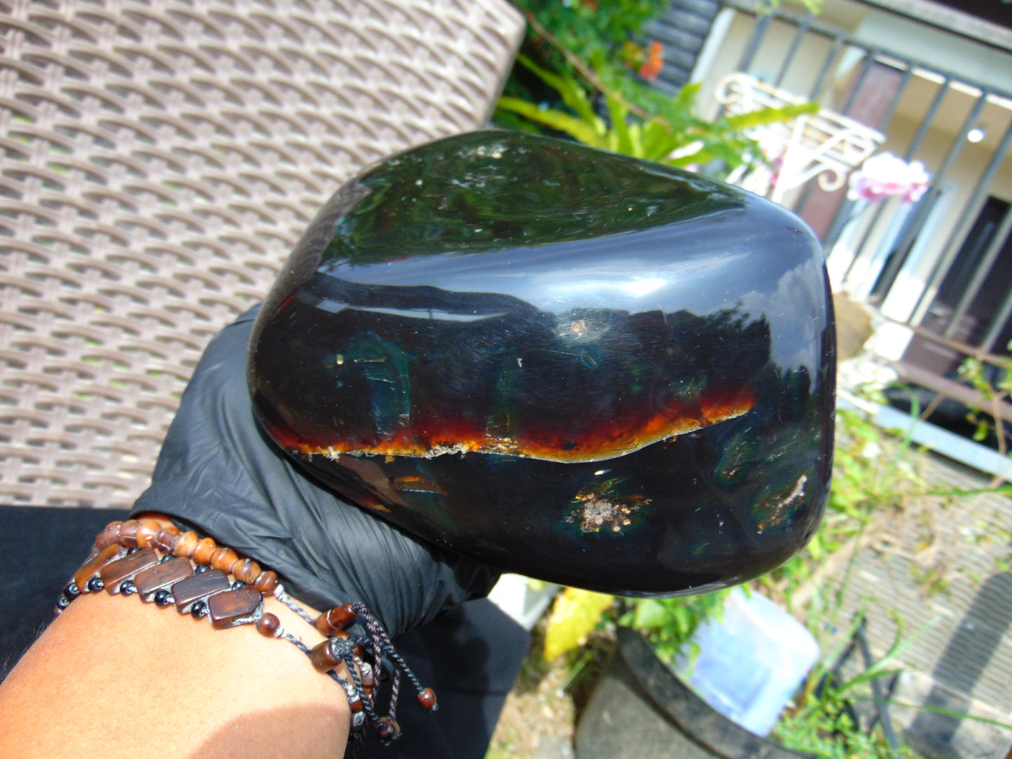 880 gr Full Polished 160x140x70 mm Indonesia Amber for Healing ML124