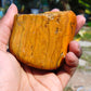 126 gram Polished Indonesia Yellow Aromatic Amber for Healing AY26M148