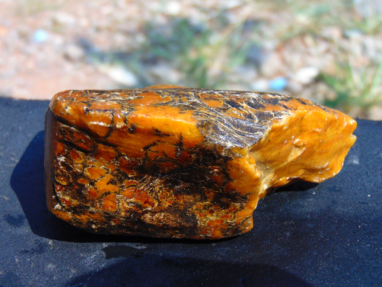 146 gram Polished Indonesia Yellow Aromatic Amber for Healing AY26M155