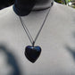 13 gr Heart Pendant Indonesian Blue Amber for Healing 25Y175
