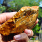 146 gram Polished Indonesia Yellow Aromatic Amber for Healing AY26M155