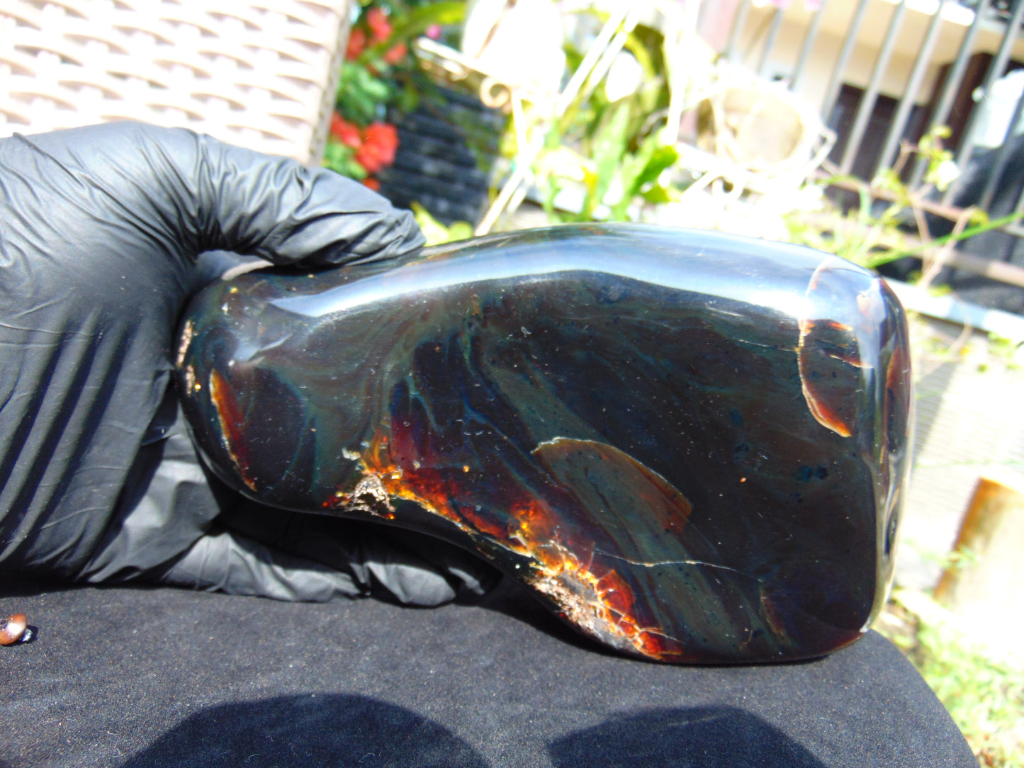 595 gr Full Polished 160x100x60 mm Indonesia Amber for Healing ML160