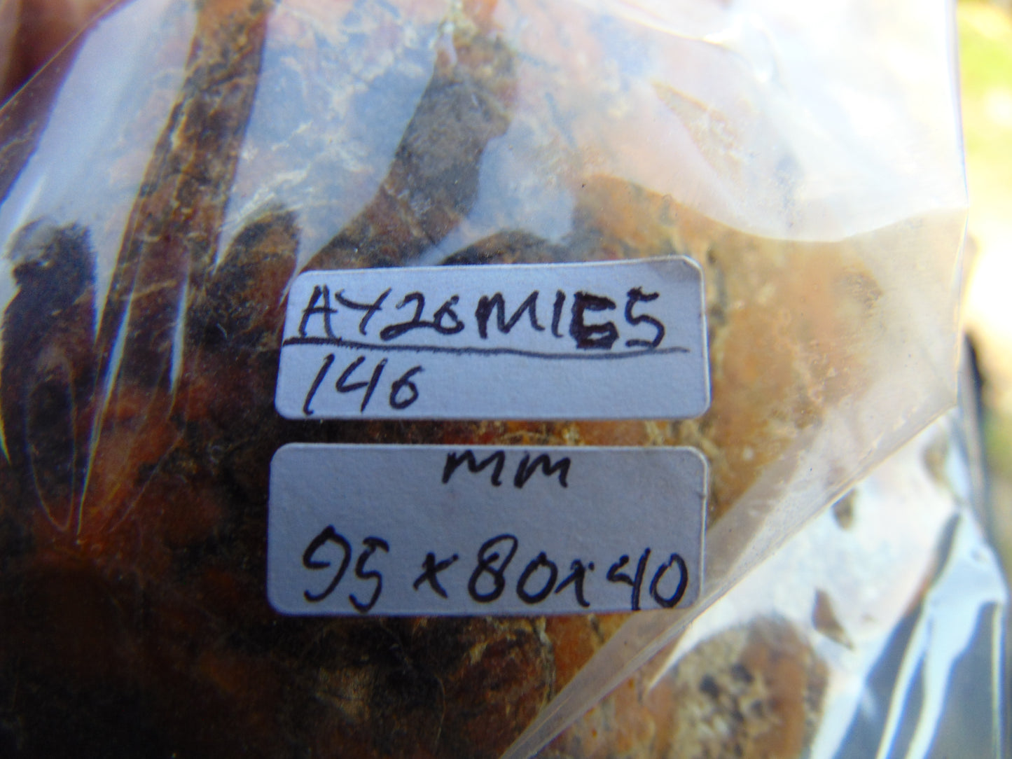 146 gram Polished Indonesia Yellow Aromatic Amber for Healing AY26M155