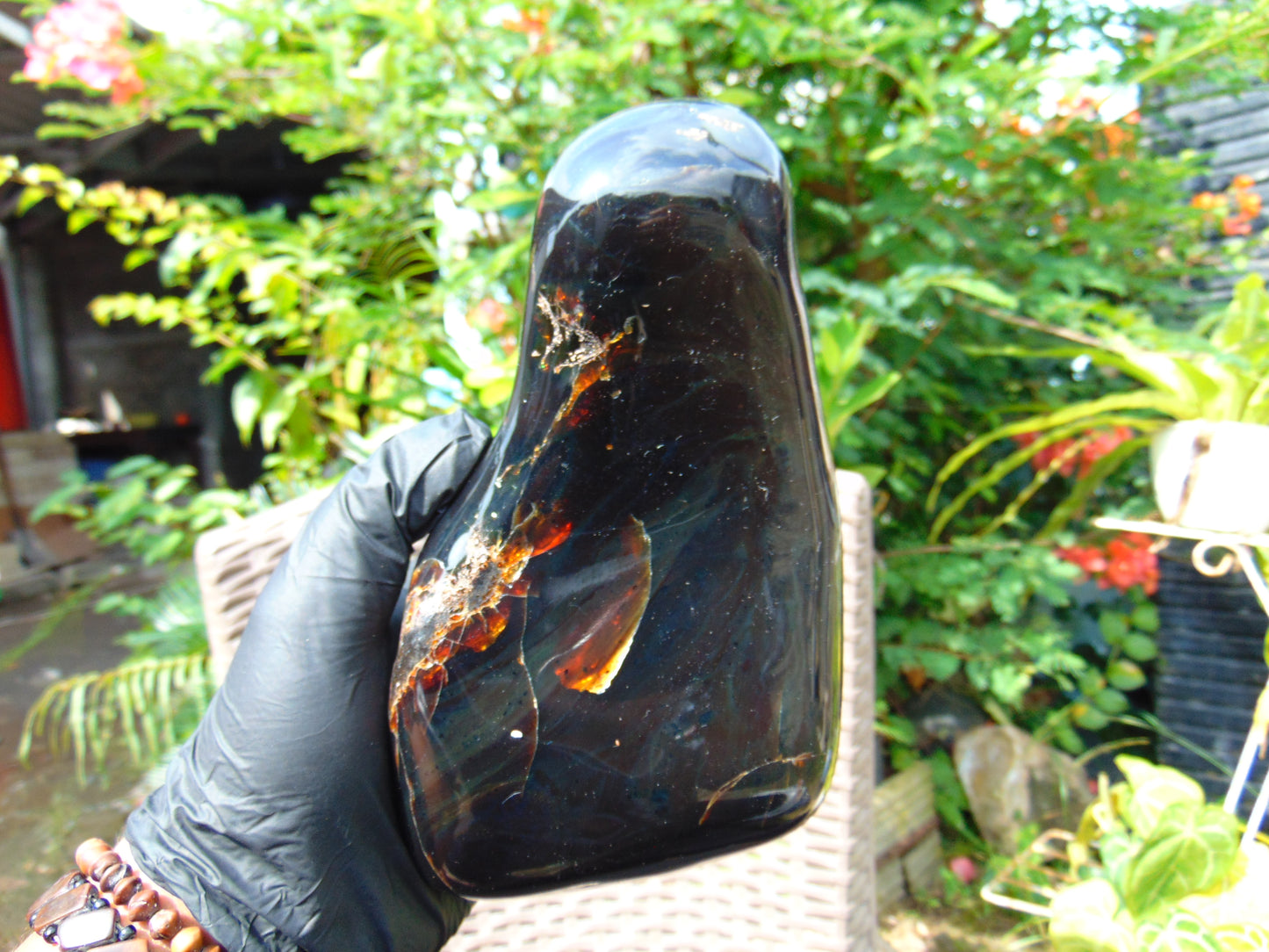 595 gr Full Polished 160x100x60 mm Indonesia Amber for Healing ML160