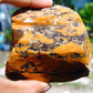 124 gram Polished Indonesia Yellow Aromatic Amber for Healing AY26M158