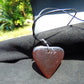 4 gr Heart Pendant Indonesian Red Amber for Healing 25Y154
