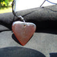 4 gr Heart Pendant Indonesian Red Amber for Healing 25Y154