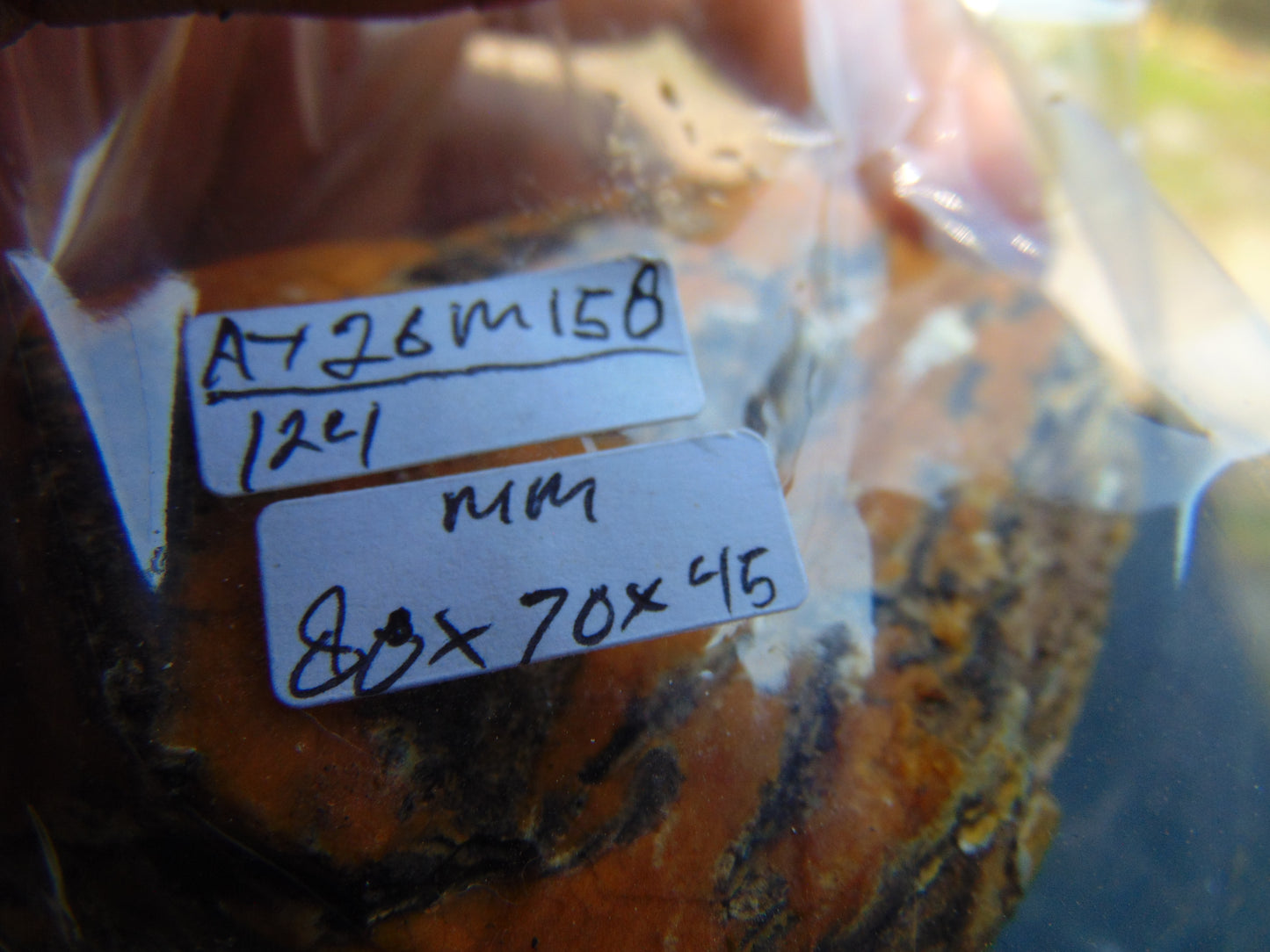 124 gram Polished Indonesia Yellow Aromatic Amber for Healing AY26M158