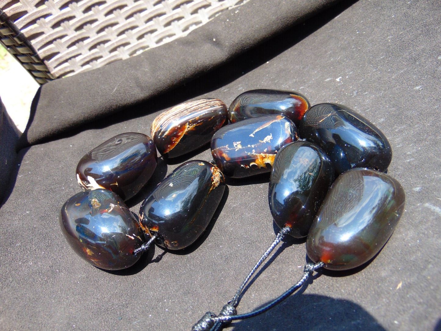 402 gr Big Necklace Indonesian Amber for Healing A9K60