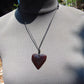 4 gr Heart Pendant Indonesian Red Amber for Healing 25Y154