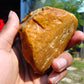 119 gram Polished Indonesia Yellow Aromatic Amber for Healing AY26M163