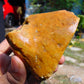 119 gram Polished Indonesia Yellow Aromatic Amber for Healing AY26M163