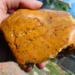315 gram Polished Indonesia Yellow Aromatic Amber for Healing AY26M150