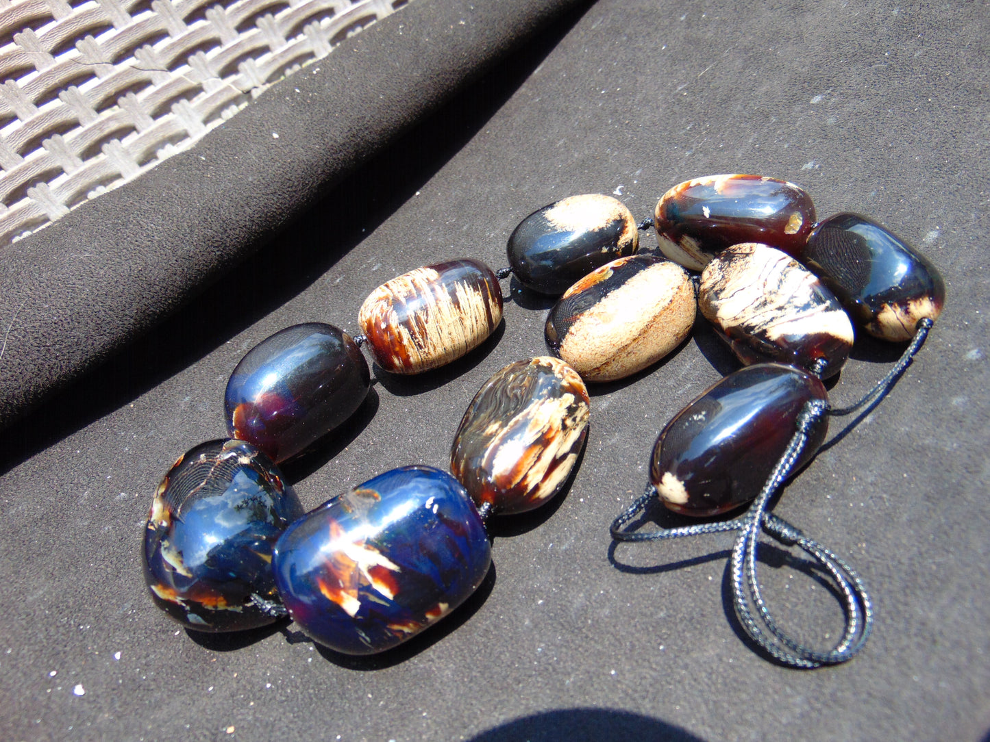 204 gr Big Necklace Indonesian Amber for Healing A11K44