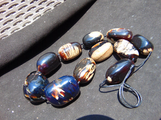 204 gr Small Necklace Indonesian Amber for Healing A11K44