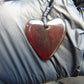 5 gr Heart Pendant Indonesian Red Amber for Healing 25N207