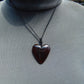 5 gr Heart Pendant Indonesian Red Amber for Healing 25N207