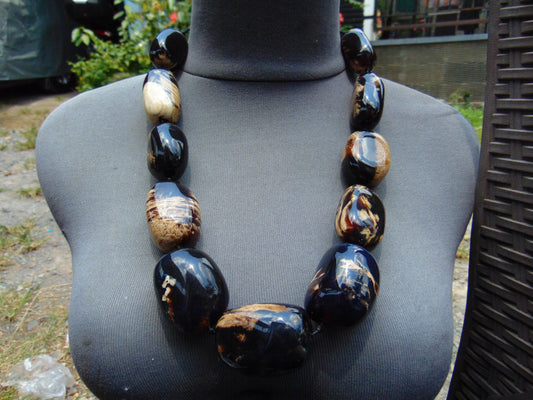204 gr Big Necklace Indonesian Amber for Healing A11K44