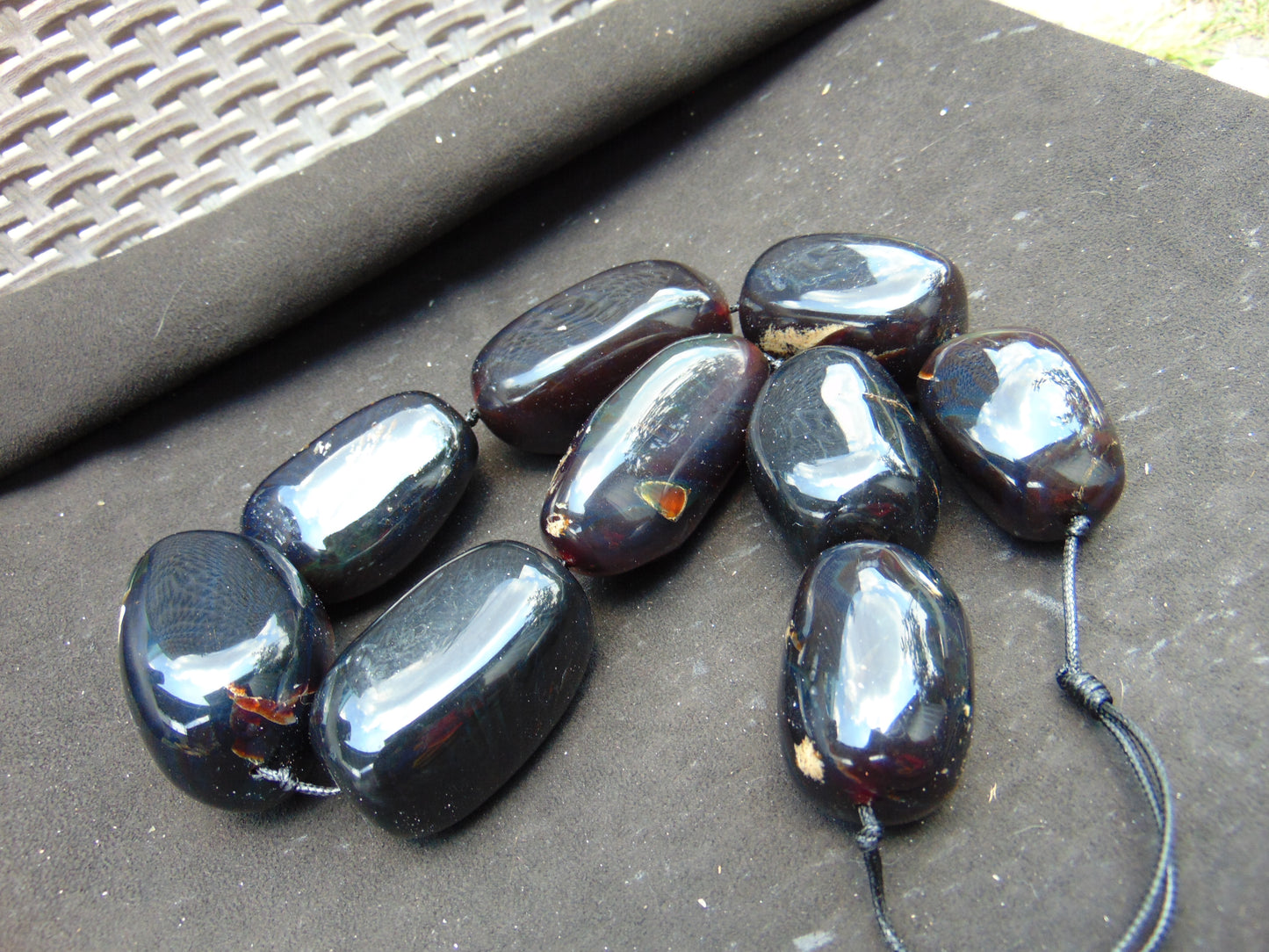 519 gr Big Necklace Indonesian Amber for Healing A9K50