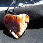 10 gr Heart Pendant Indonesian White Amber for Healing 25Y217