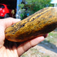 273 gram Polished Indonesia Yellow Aromatic Amber for Healing AY26M154