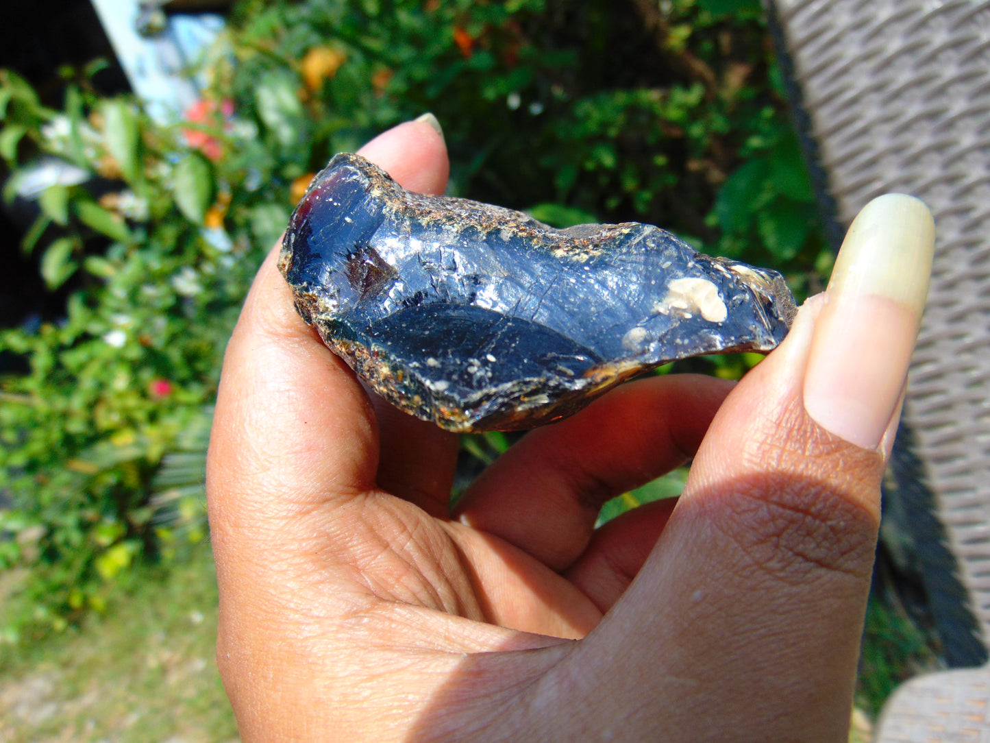 32 gram Rough Raw Indonesian Blue Amber for Healing AGRB136