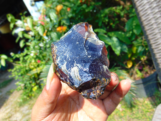 64 gram Rough Raw Indonesian Blue Amber for Healing RBAR66