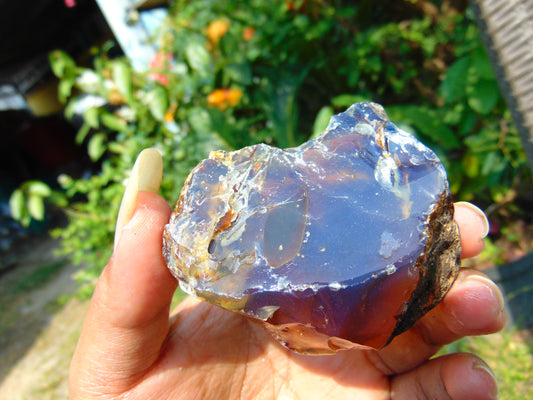 60 gram Rough Raw Indonesian Blue Amber for Healing RBAR75