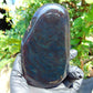 168 gr full polished 11x8x10 cm Indonesia Inclusion Green Amber for Healing ST100