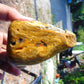 205 gram Polished Indonesia Yellow Aromatic Amber for Healing AY26M122