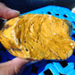 237 gram Polished Indonesia Yellow Aromatic Amber for Healing AY26M134
