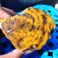 237 gram Polished Indonesia Yellow Aromatic Amber for Healing AY26M134