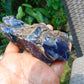 100 gram Rough Raw Indonesian Blue Amber for Healing RBAR88