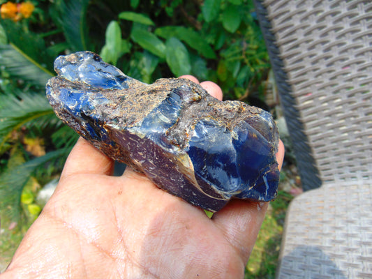 100 gram Rough Raw Indonesian Blue Amber for Healing RBAR88
