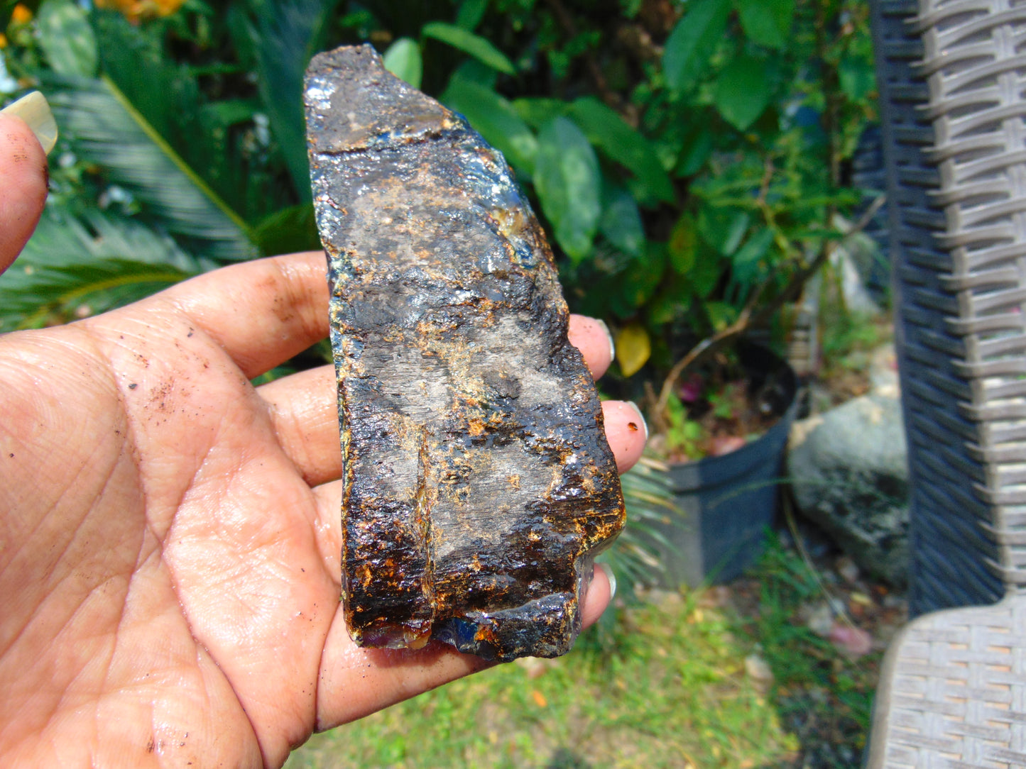 100 gram Rough Raw Indonesian Blue Amber for Healing RBAR88