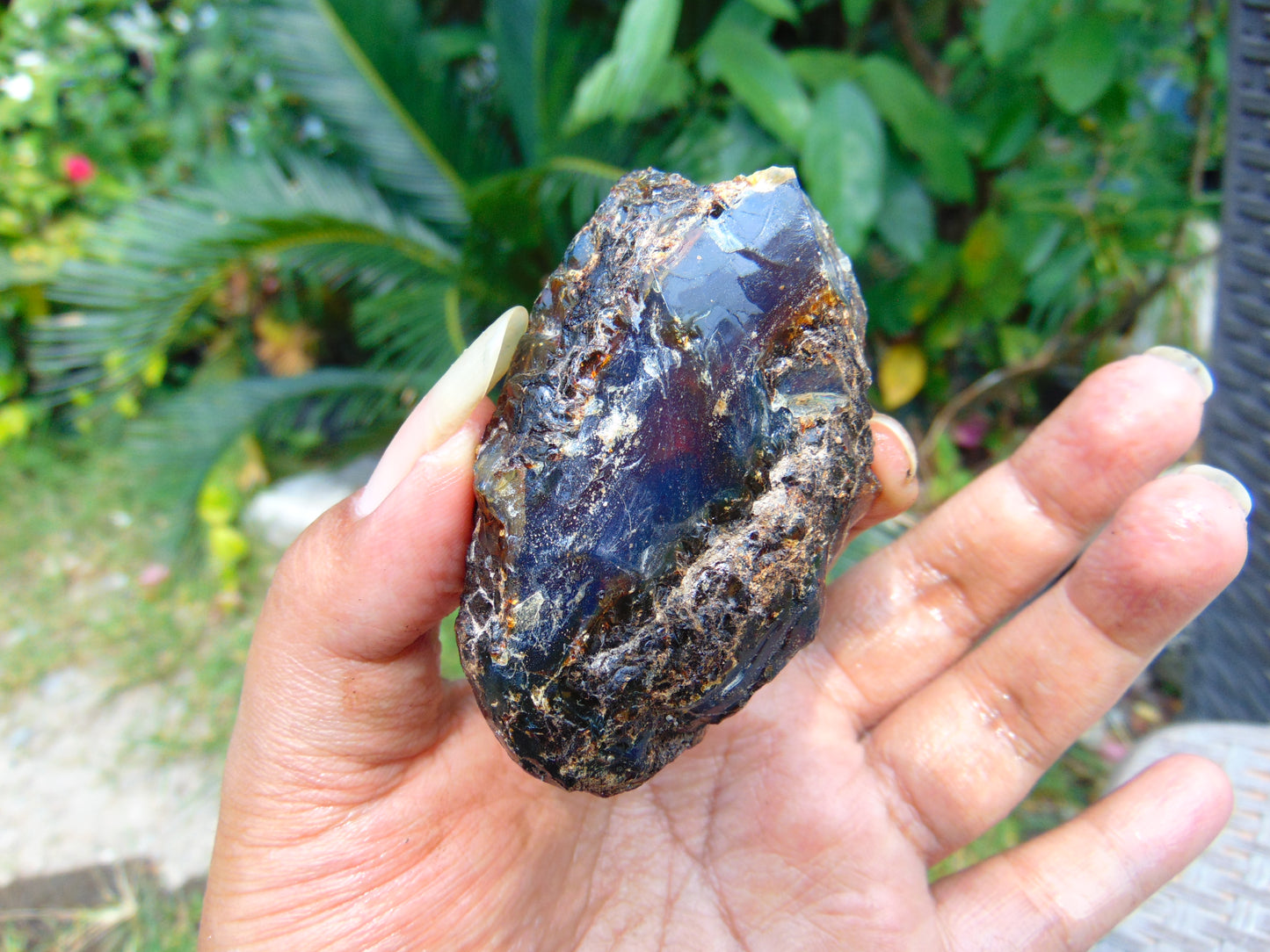 35 gram Rough Raw Indonesian Blue Amber for Healing AGRB138