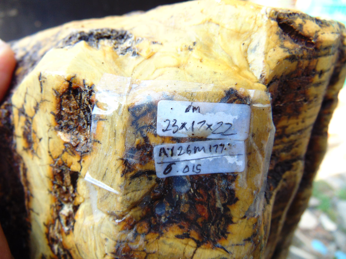6015 gram Polished Indonesia Yellow Aromatic Amber for Healing AY26M177