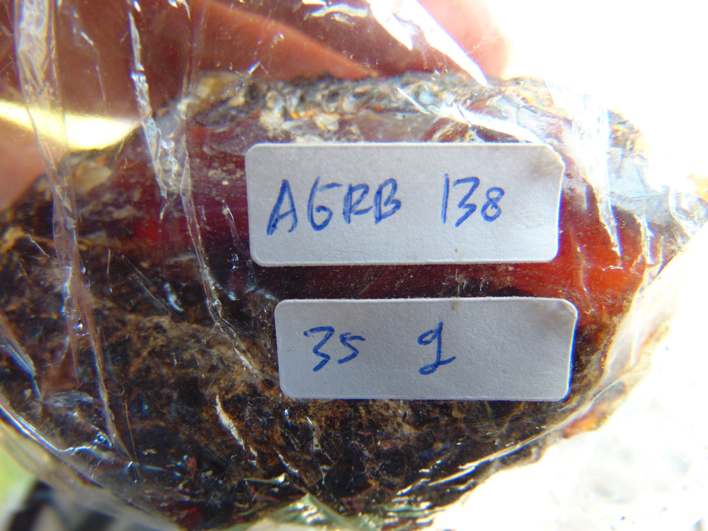 35 gram Rough Raw Indonesian Blue Amber for Healing AGRB138