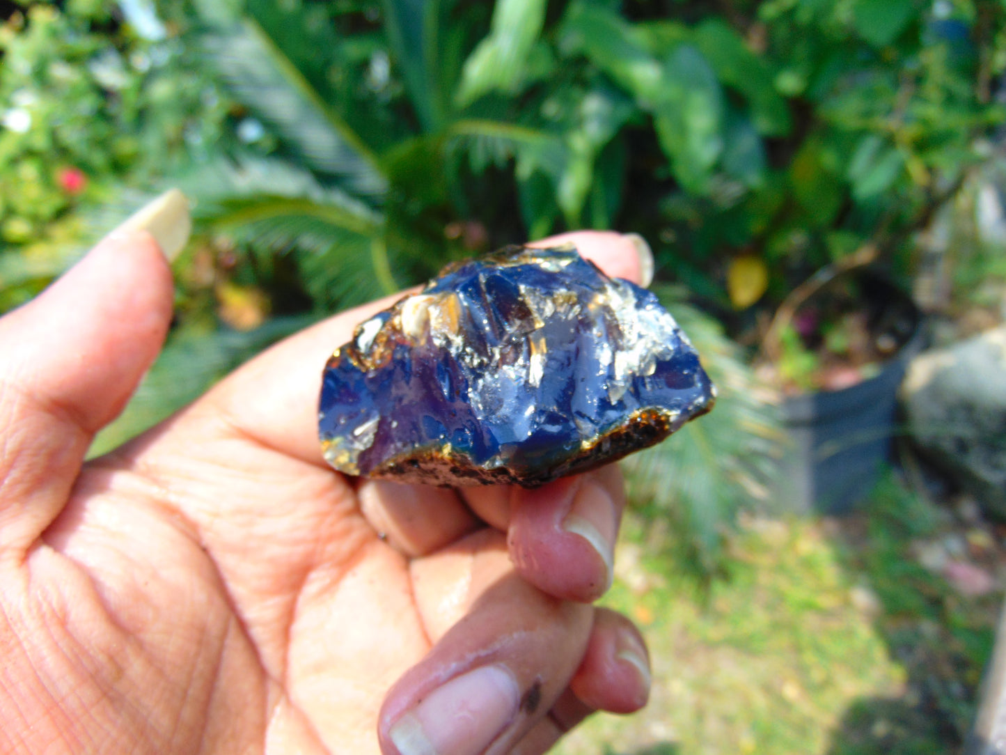 25 gram Rough Raw Indonesian Blue Amber for Healing AGRB155