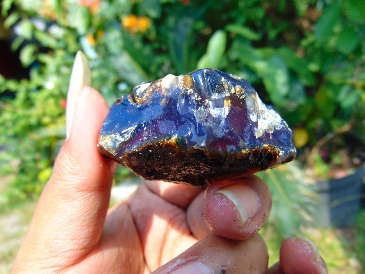 25 gram Rough Raw Indonesian Blue Amber for Healing AGRB155