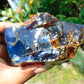313 gram Rough Raw Indonesian Blue Amber for Healing RBAR54