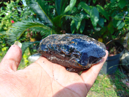 115 gram Rough Raw Indonesian Blue Amber for Healing RBAR96