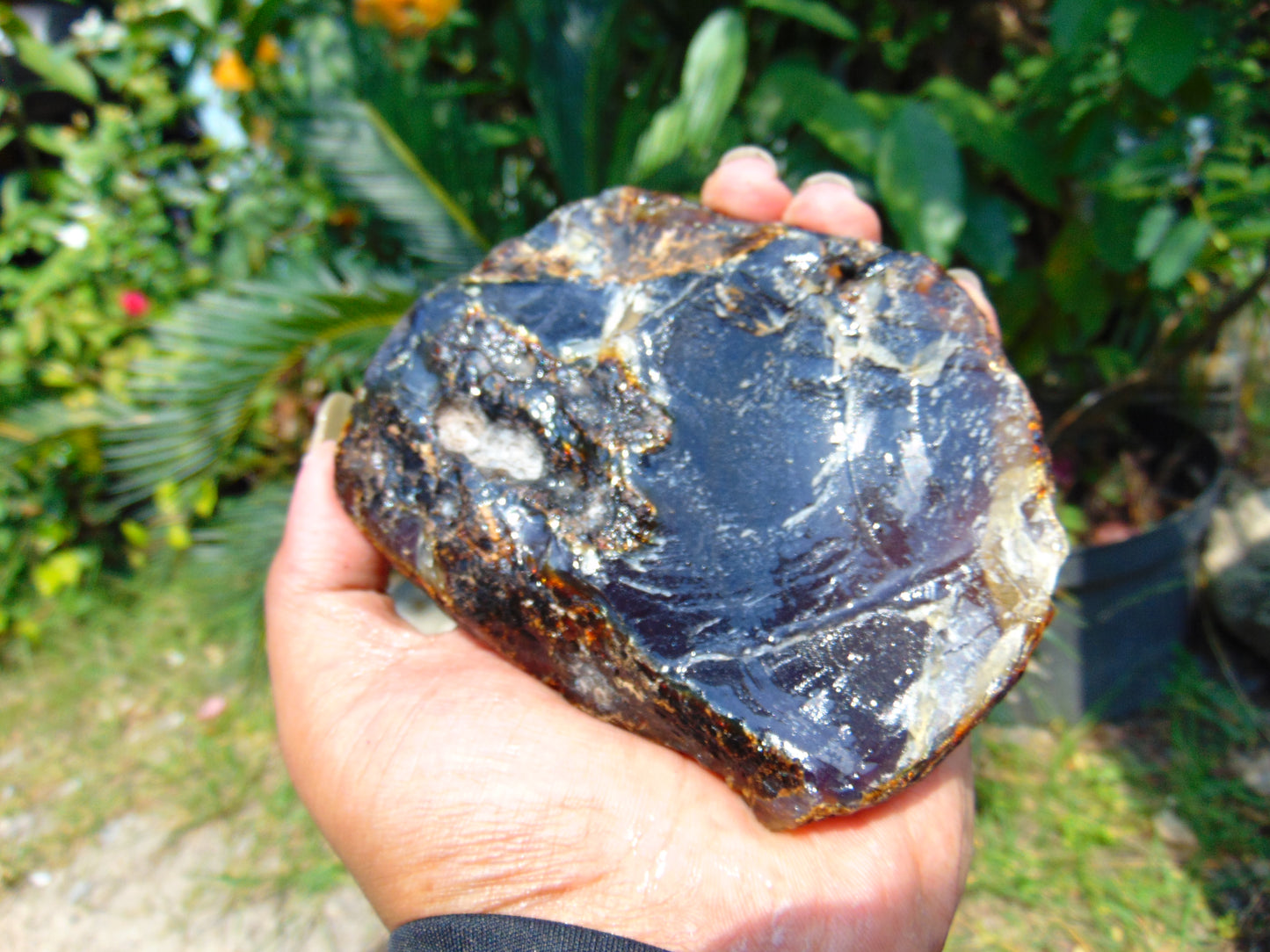 219 gram Rough Raw Indonesian Blue Amber for Healing RBAR56