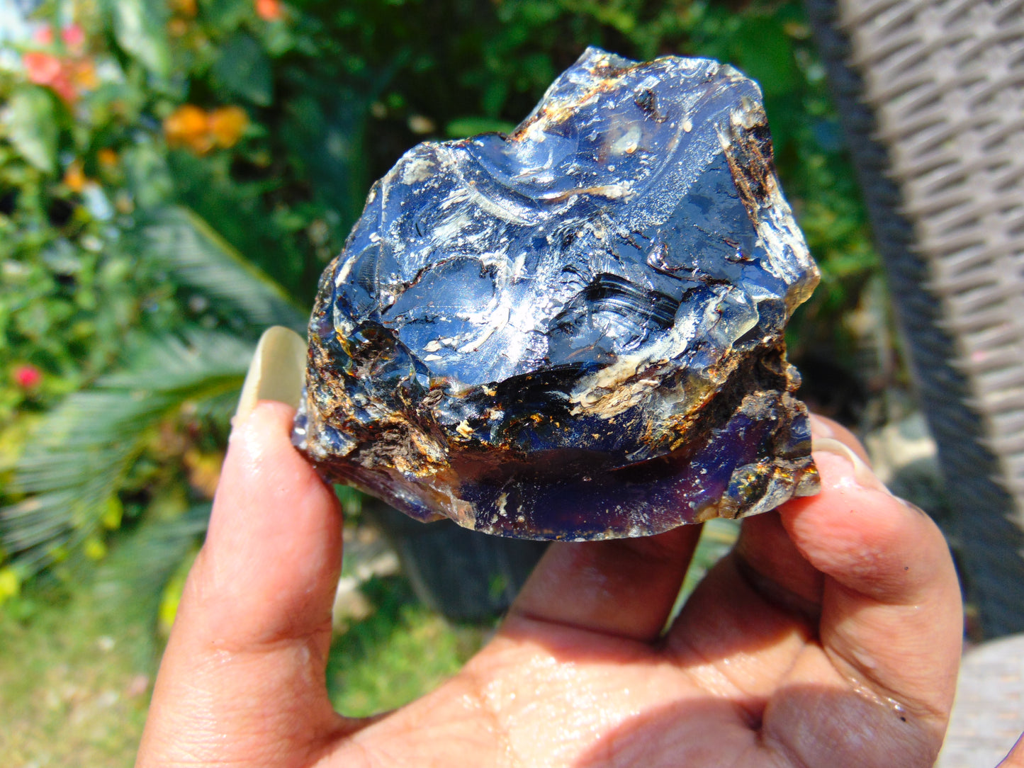 92 gram Rough Raw Indonesian Blue Amber for Healing RBAR59