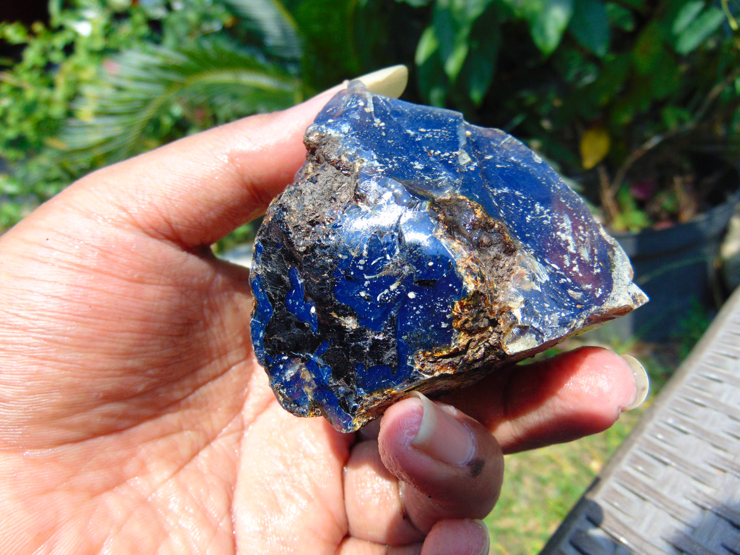 92 gram Rough Raw Indonesian Blue Amber for Healing RBAR59
