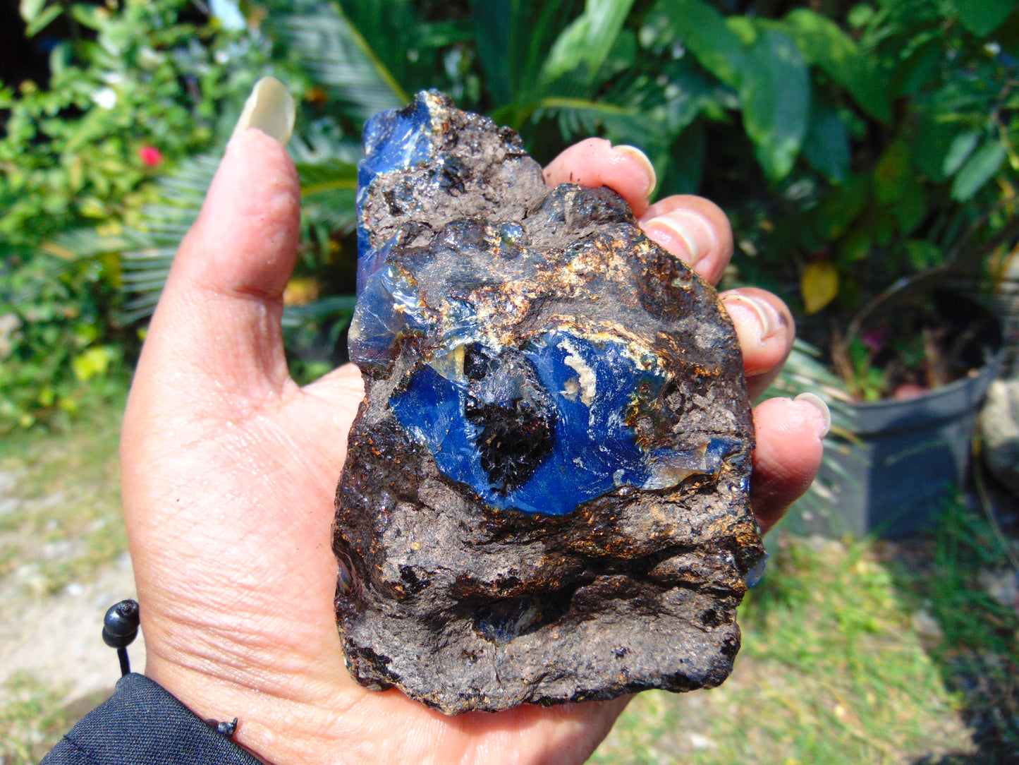 145 gram Rough Raw Indonesian Blue Amber for Healing RBAR58