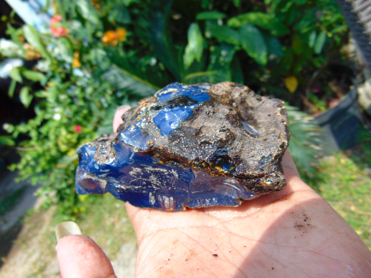 145 gram Rough Raw Indonesian Blue Amber for Healing RBAR58
