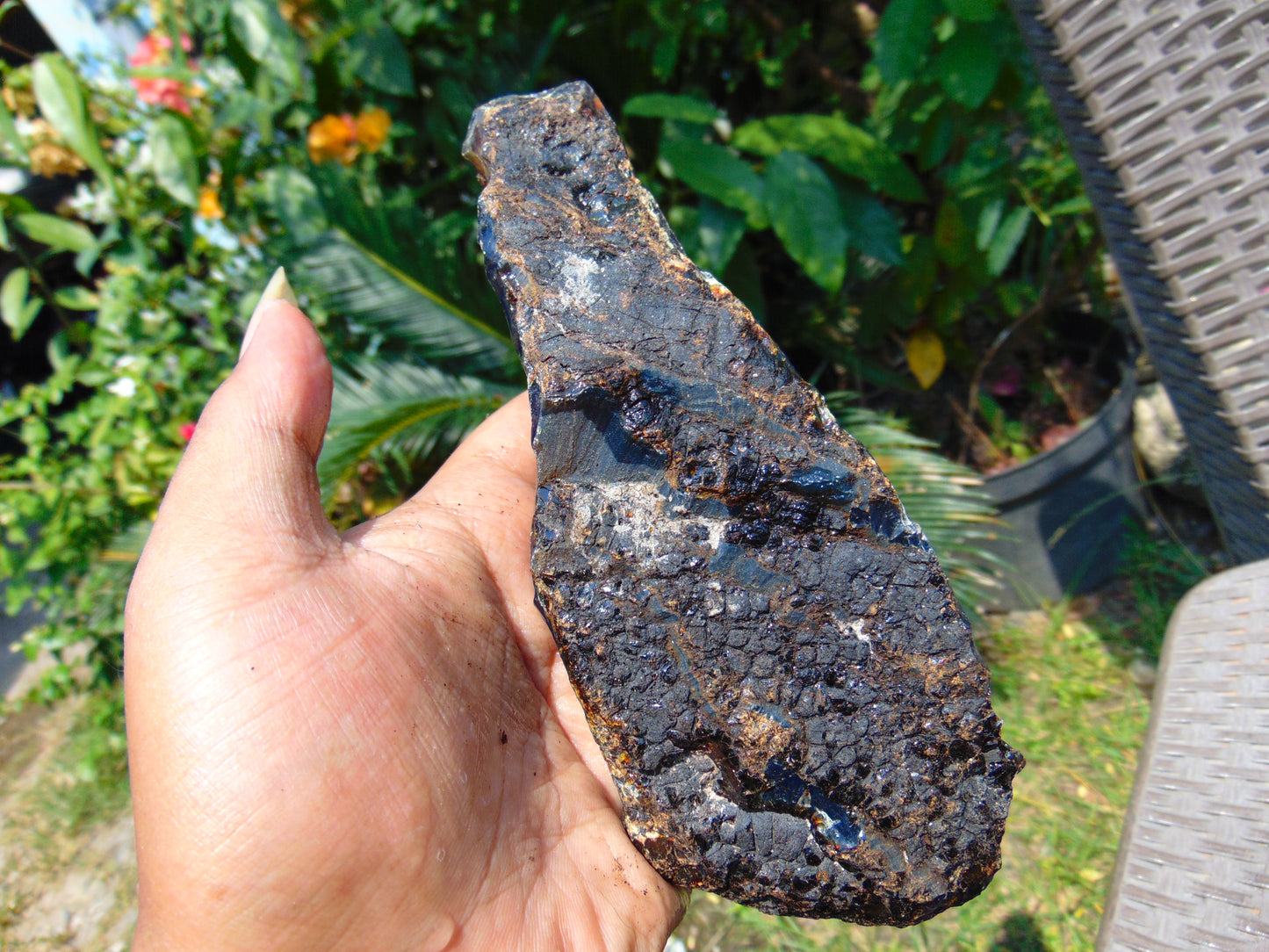 210 gram Rough Raw Indonesian Blue Amber for Healing RBAR98