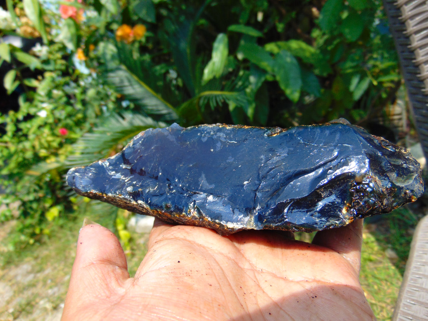 210 gram Rough Raw Indonesian Blue Amber for Healing RBAR98